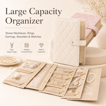 🔥Travel in Style – The Jewelry Notebook That Organizes Like Magic