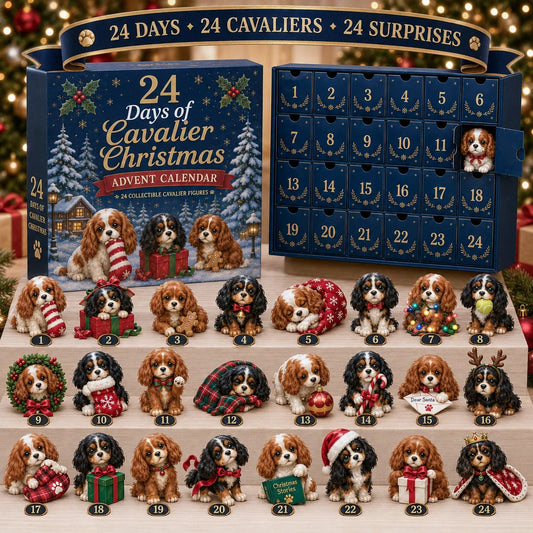 🐶 Cavalier Christmas Advent Calendar 2026 – 24 Days of Collectible Cavalier Surprises 🎄