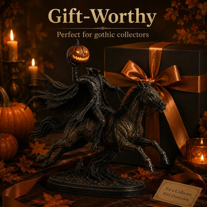 🏇 Headless Horseman Halloween Statue – Midnight Chase Outdoor Spooky Decor