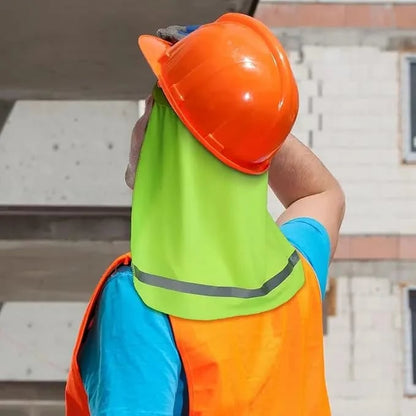 4PCS Hard Hat Sun Shade with Neck Flap – Cooling UV Protection for Outdoor Workers
