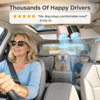 🔥50% OFF Last Day 360° Car Vent Cooling Fan with LED Display