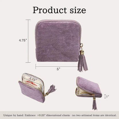 💍Jewelry zippered pocket case Travel Jewelry Bag