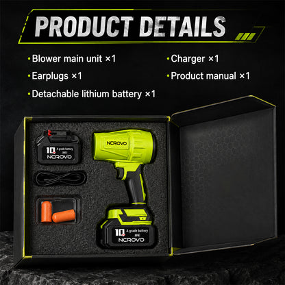 Powerful Cordless Leaf Blower – Lightweight & Rechargeable