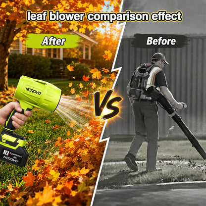 Powerful Cordless Leaf Blower – Lightweight & Rechargeable