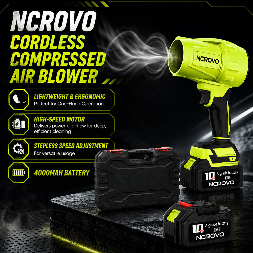 Powerful Cordless Leaf Blower – Lightweight & Rechargeable
