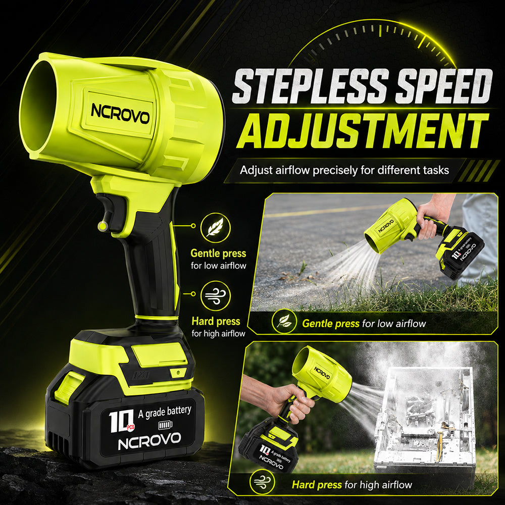 Powerful Cordless Leaf Blower – Lightweight & Rechargeable