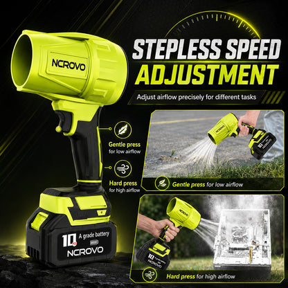 Powerful Cordless Leaf Blower – Lightweight & Rechargeable