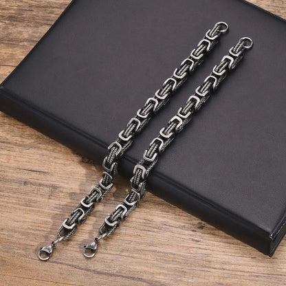 Braided Stainless Steel Bracelet for Men