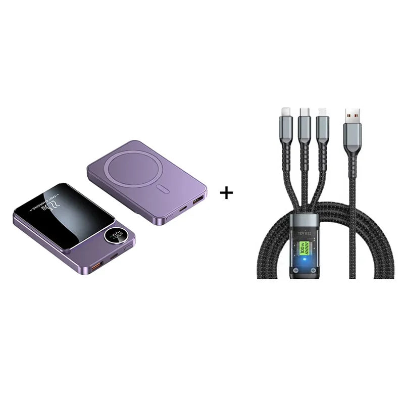 🔋⚡ New iPhone 18 Ready! | 10,000mAh Magnetic Power Bank | 22.5W Wired + 15W Wireless Fast Charging | Travel Essential 🧲✨