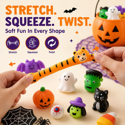 🎃 50PCS Halloween Mochi Squishy Toys