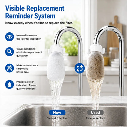 🚰 100 Pack Faucet Filter Cotton Bags – Cleaner Water, Less Splash, No Tools Needed