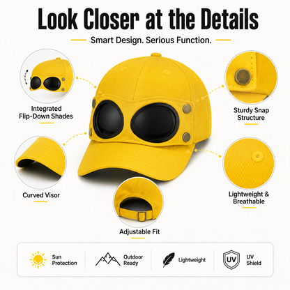 🔥Last Day 50% OFF 🧢🕶 Glasses-Friendly Baseball Cap - 100% Cotton