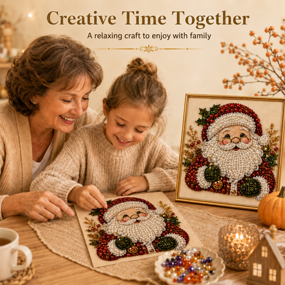 🧘Relaxing & Beginner-Friendly - 🎨💎DIY Christmas Pearl Diamond Art Kit