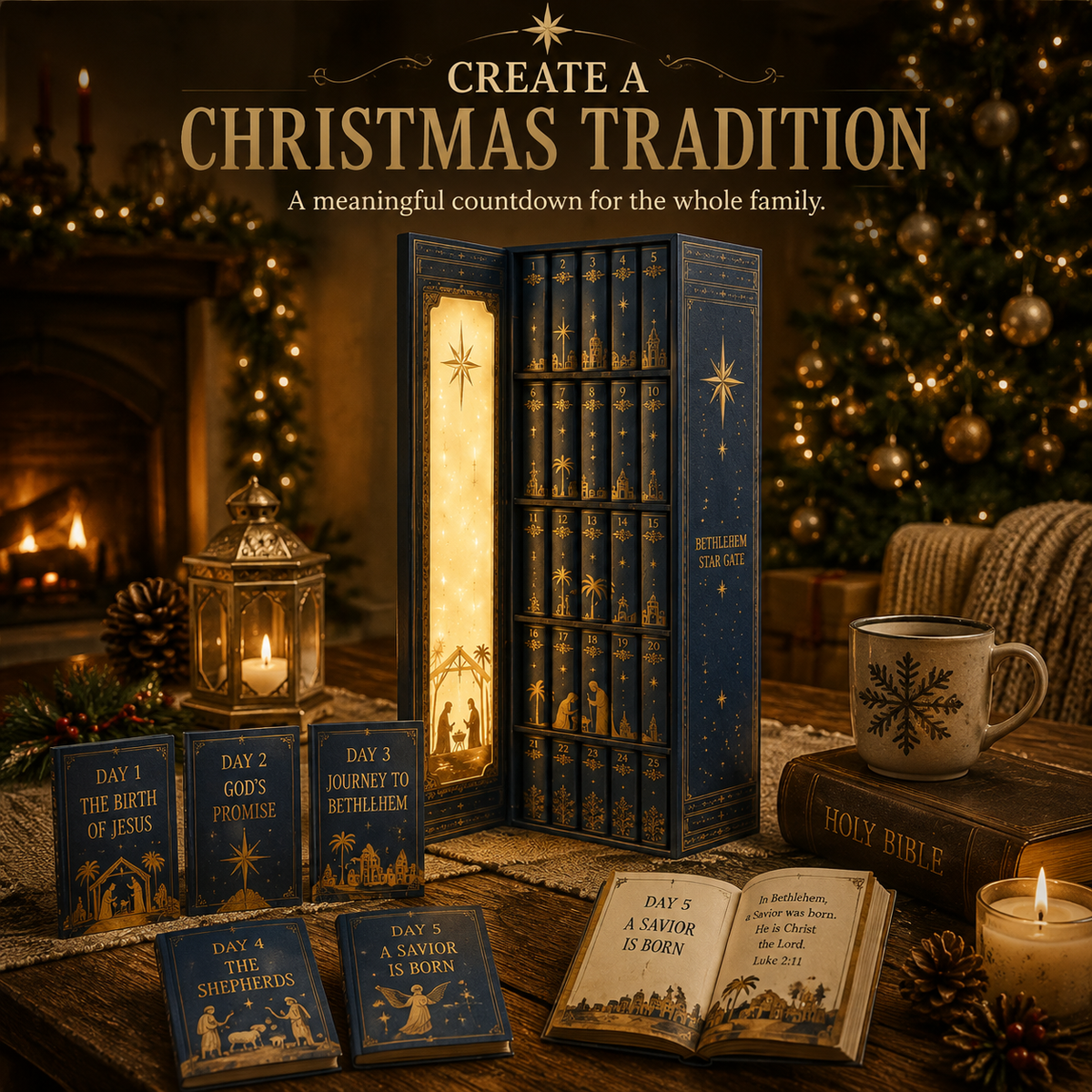 🔥Last Day 50% OFF⭐Bethlehem Star Gate Mini Book📖