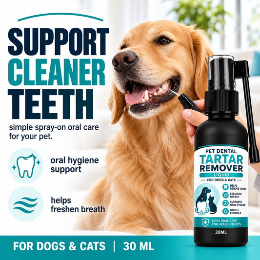 🐾Spray Bucal Suave para Limpeza de Pets