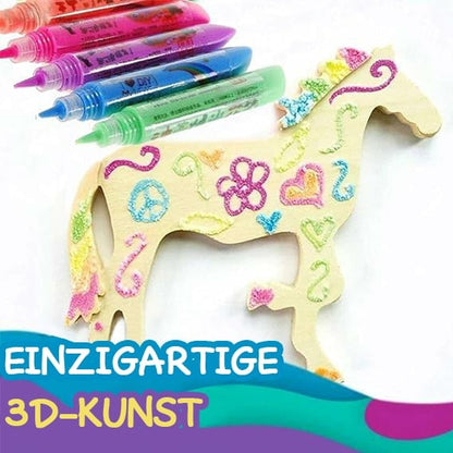 🦘🎁3D Relief Art Pen – Turn Flat Drawings Into Touchable 3D Art