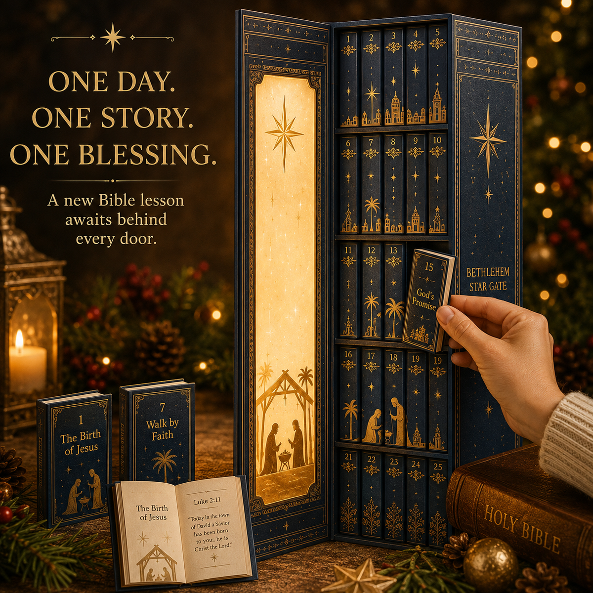 🔥Last Day 50% OFF⭐Bethlehem Star Gate Mini Book📖