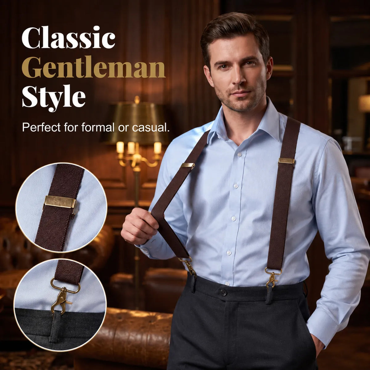 🥇Top Rated🏆Premium Vintage Suspenders