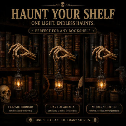 🔥Last Day 70% OFF😍💀Skeleton Hand Lantern Shelf Light™