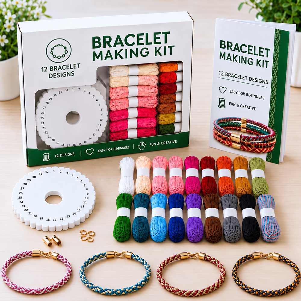 Bracelet Kit – Create Your Own Braided Friendship Bracelets