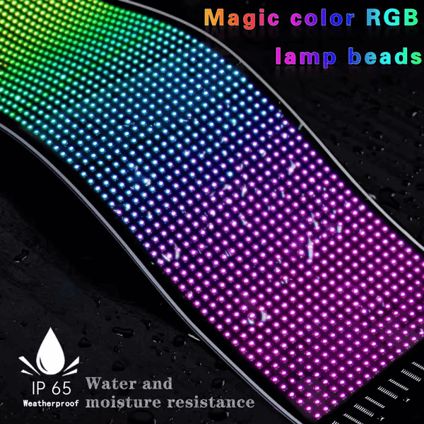 🔥Flash Sale✨DIY Car Dynamic LED Smart Colorful Eye Lamp Soft Screen