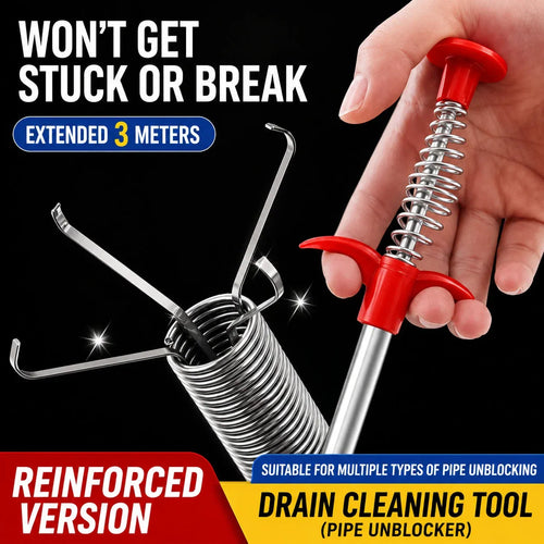 🔥🚿Professional Drain Clog Remover Tool – A Must-Have For Every Home