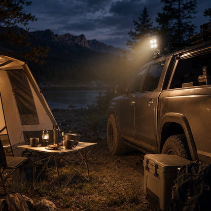 🏕️ 360° Magnetic LED Pod Lights – Portable Wireless Lighting For Camping, Home & Emergencies