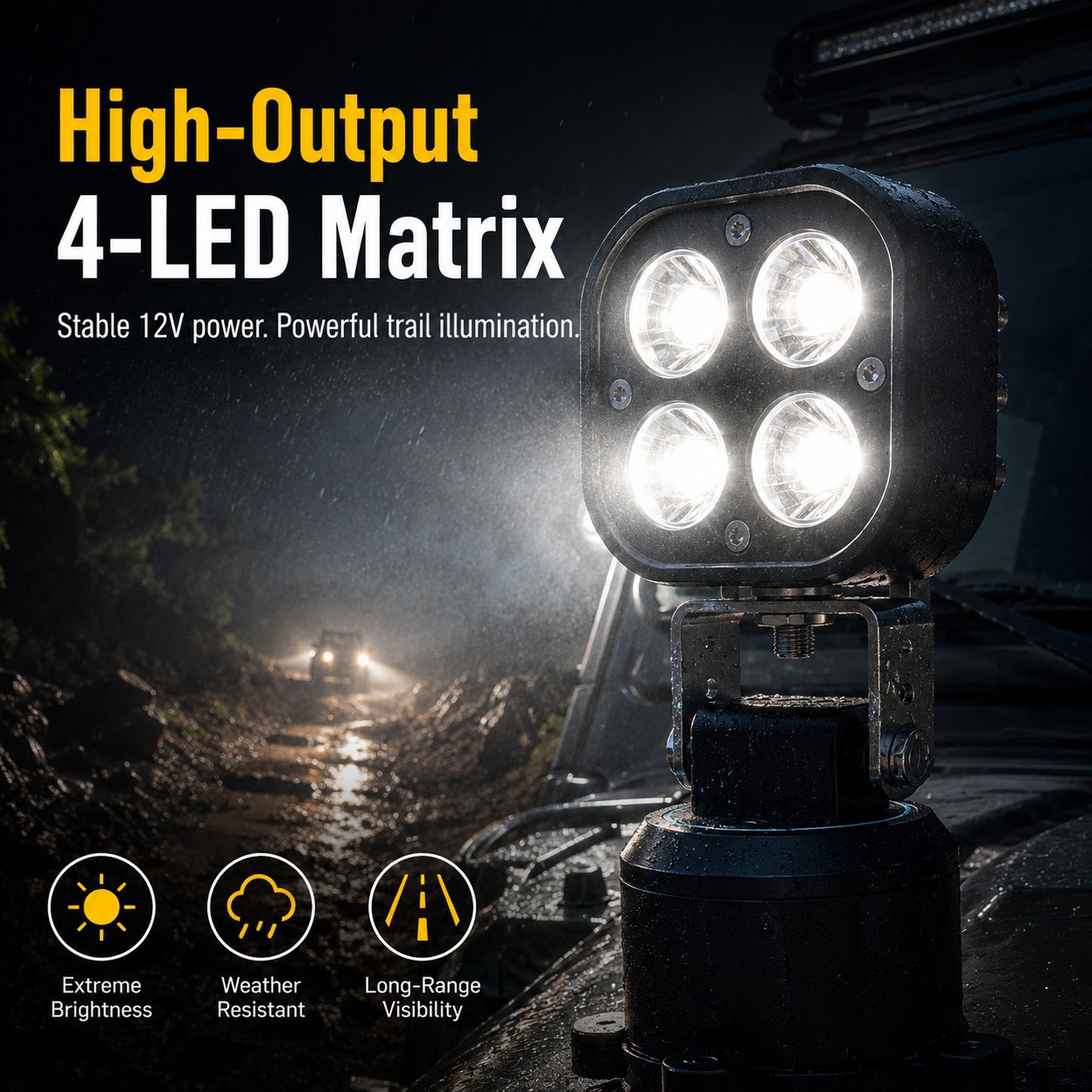 🏕️ 360° Magnetic LED Pod Lights – Portable Wireless Lighting For Camping, Home & Emergencies
