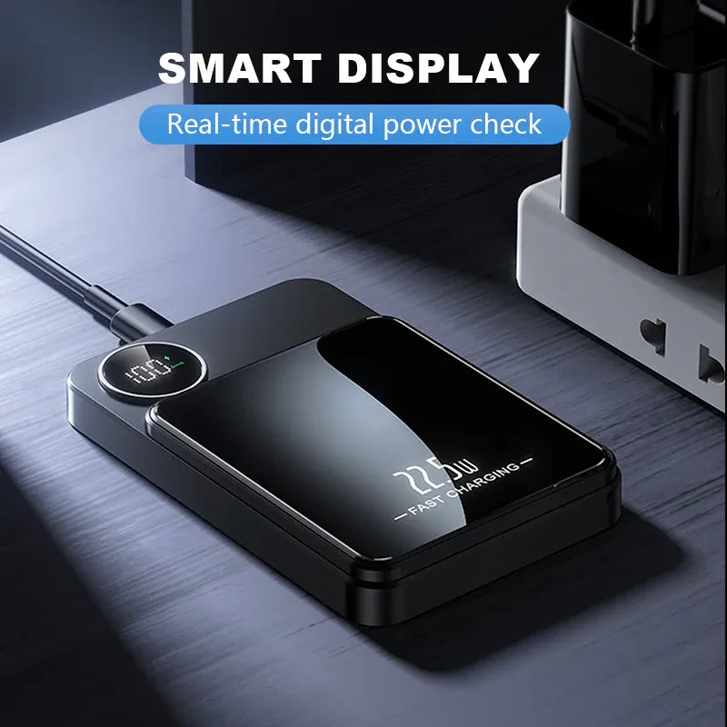 🔋⚡ New iPhone 18 Ready! | 10,000mAh Magnetic Power Bank | 22.5W Wired + 15W Wireless Fast Charging | Travel Essential 🧲✨