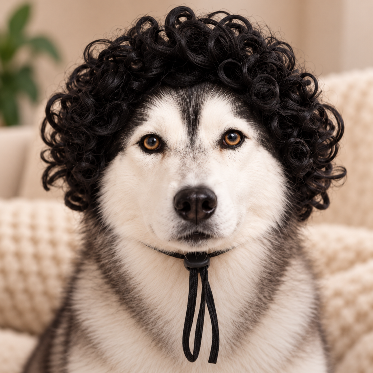 🐾 Stylish Pet Wig – Cute Bob Hairstyle for Photos, Parties & Everyday Fun