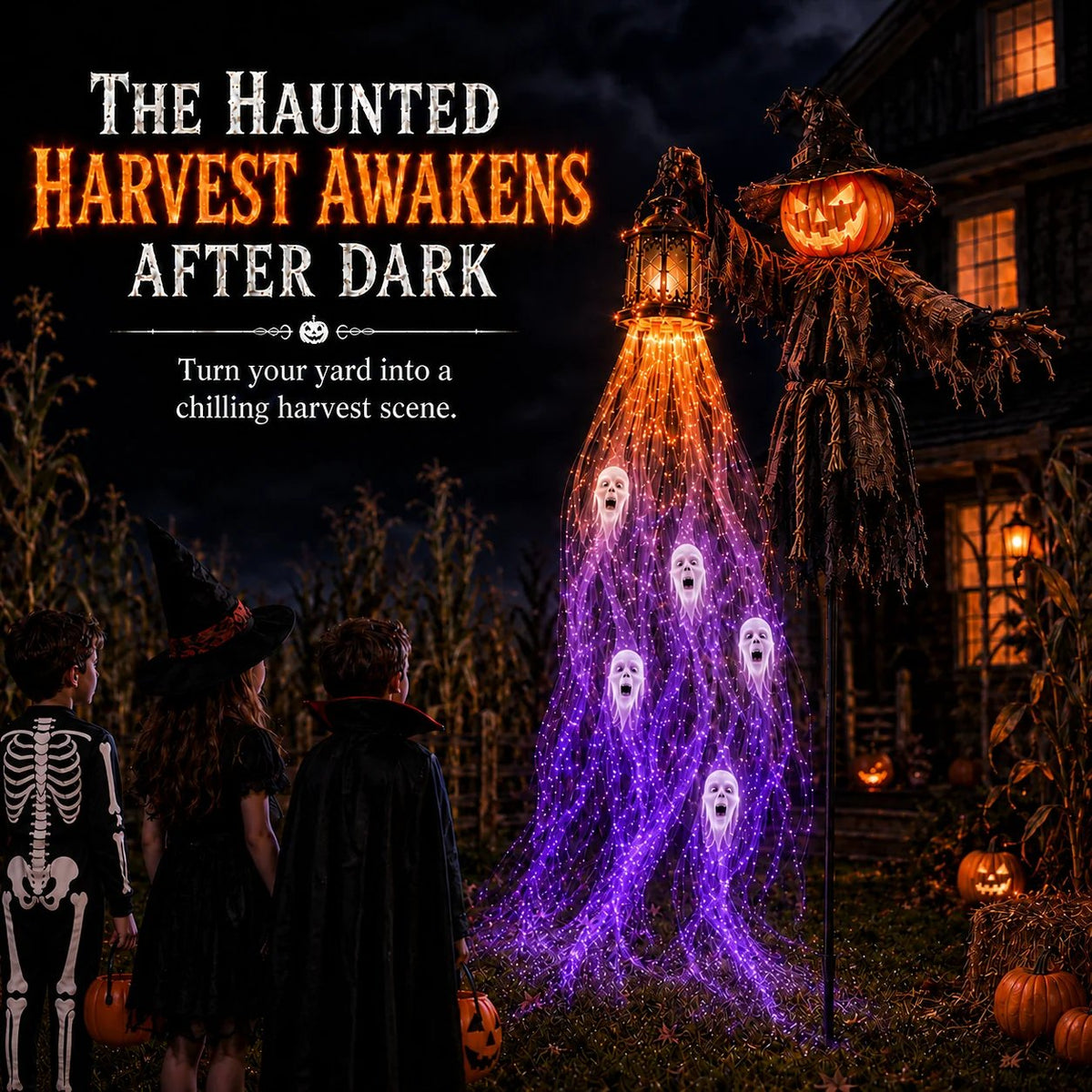 🔥 51% OFF Today Only – 🎃 Animated Headless Horseman Halloween Garden Light | Spooky Outdoor Yard Decoration 💀