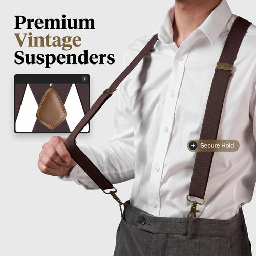 🥇Top Rated🏆Premium Vintage Suspenders
