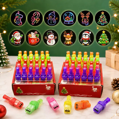 👻🎃 Halloween Finger Projector Rings – LED Light-Up Party Favors for Kids | Spooky Halloween Gifts & Treat Bag Stuffers
