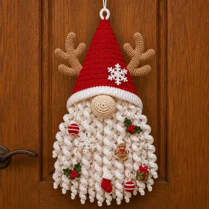 🧶 DIY Seasonal 3D Crochet Door Hanger Kit – Complete Yarn, Accessories & Step-by-Step Instructions
