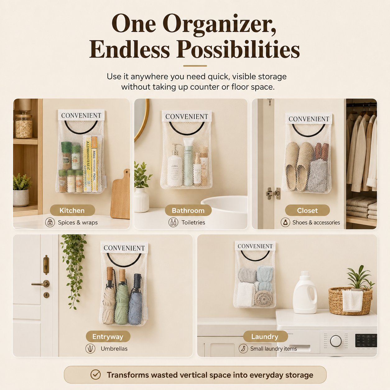 🔥LAST DAY 49% OFF - 🧺 Turn Empty Walls Into Smart Storage ✨