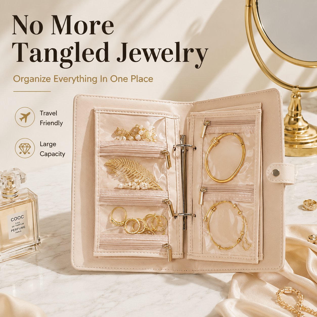 🔥Travel in Style – The Jewelry Notebook That Organizes Like Magic