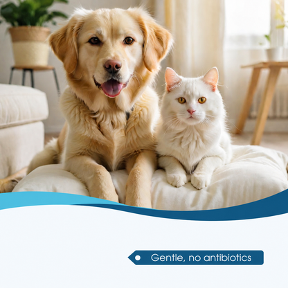 🐶🐱 Pet Ear Cleaner – Gentle Ear Cleaning & Itch Relief for Dogs & Cats