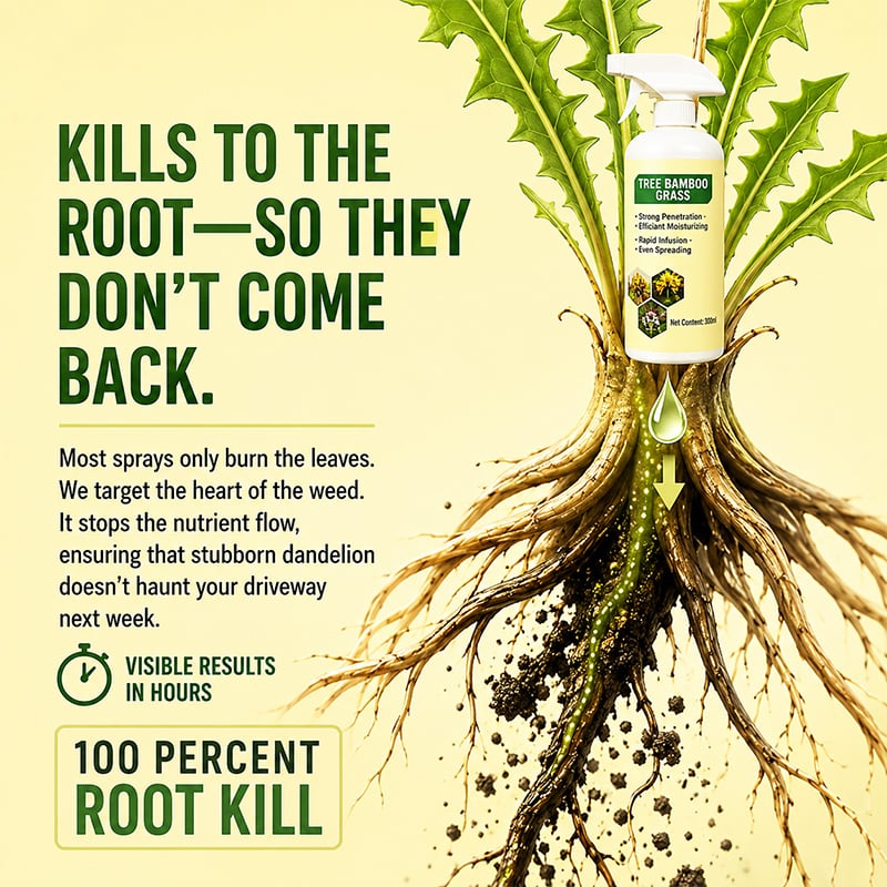 🔥2026 SALE - Fast-Acting Natural Weed & Grass Killer Spray
