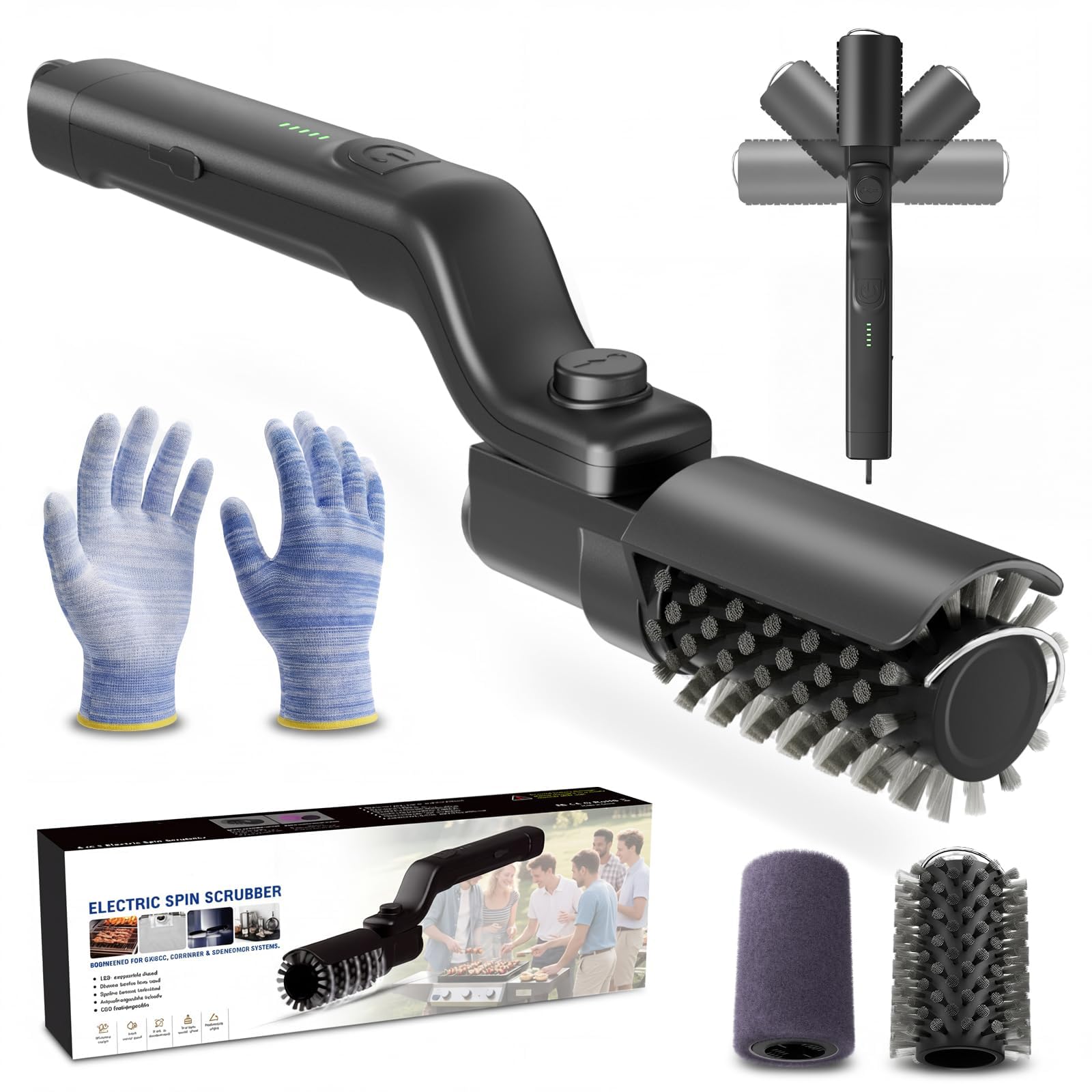 EMBERON electric grill brush