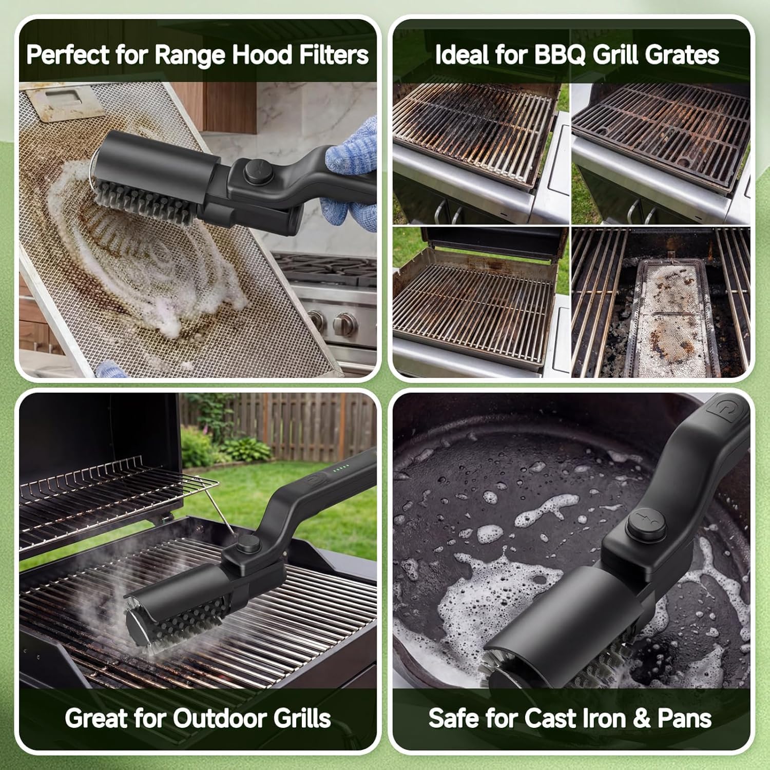 EMBERON electric grill brush