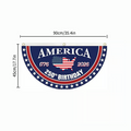 America 250 Patriotic Fan Banner for Porch & Railing Decor