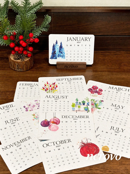 🌱Eco-Friendly Plantable “Timeless” Seed Calendar 2027 ✨ Plan • Plant • Grow • Enjoy