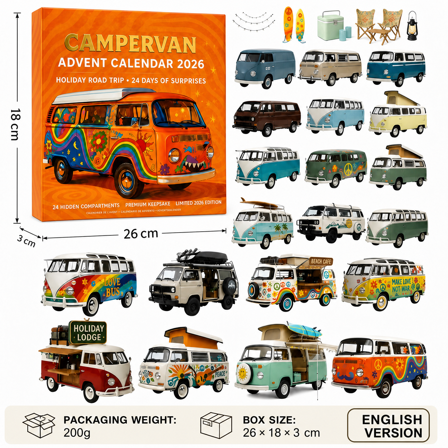 🔥Last Day 50% OFF🚐2026 Campervan Advent Calendar