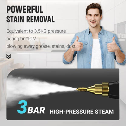 🔥 50% OFF – 2500W Handheld High-Temperature Pressurized Steam Cleaner