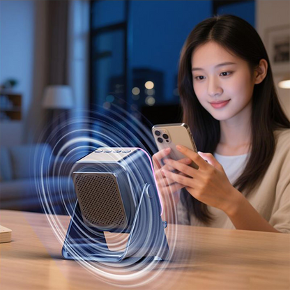 🔥LAST DAY 45% OFF🎵5-in-1 Wireless Induction Bluetooth Speaker with Adjustable Phone Stand