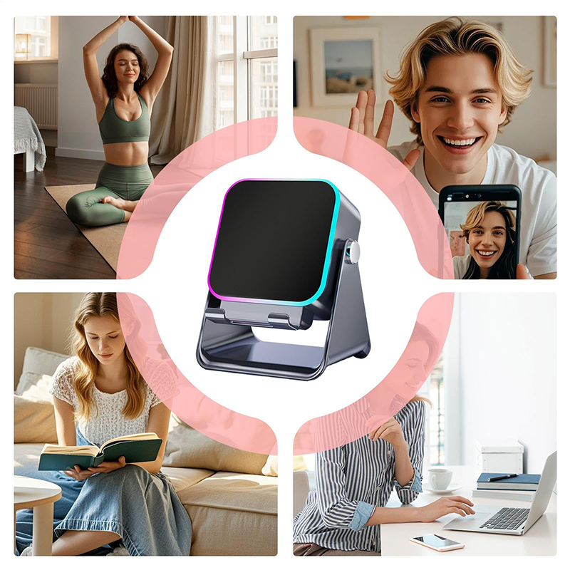 🔥LAST DAY 45% OFF🎵5-in-1 Wireless Induction Bluetooth Speaker with Adjustable Phone Stand