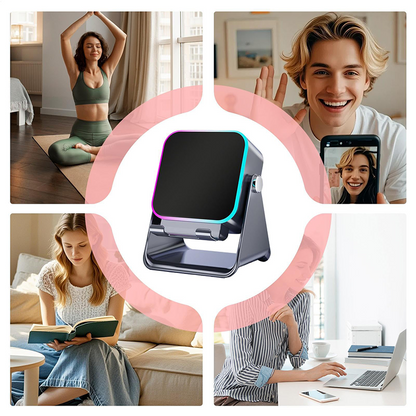 🔥LAST DAY 45% OFF🎵5-in-1 Wireless Induction Bluetooth Speaker with Adjustable Phone Stand