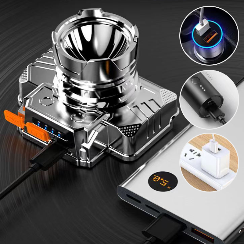 🎁 [Hot Sale 50% OFF👍Limited Time⏰] Portable Waterproof Smart LED Headlamp – Outdoor Fishing Essential, Motion Sensor, USB Charging. Hands-Free & Reliable! 🔦