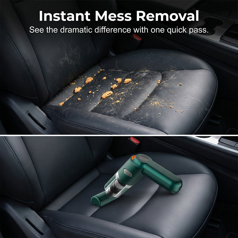 🧹 Cordless Car Vacuum – 10000Pa Suction, 4000mAh Long-Lasting Battery – Over 142K Sold! 🚗