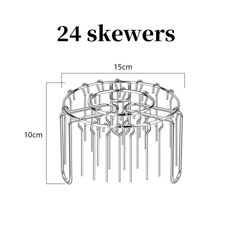 🔥 Last Day 49% OFF✨Stainless Steel Air Fryer Skewer Rack Stand